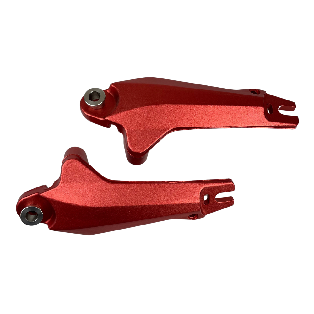 Right suspension arm for Hiley Tiger 8 V1 Red | Official Hiley Europe store